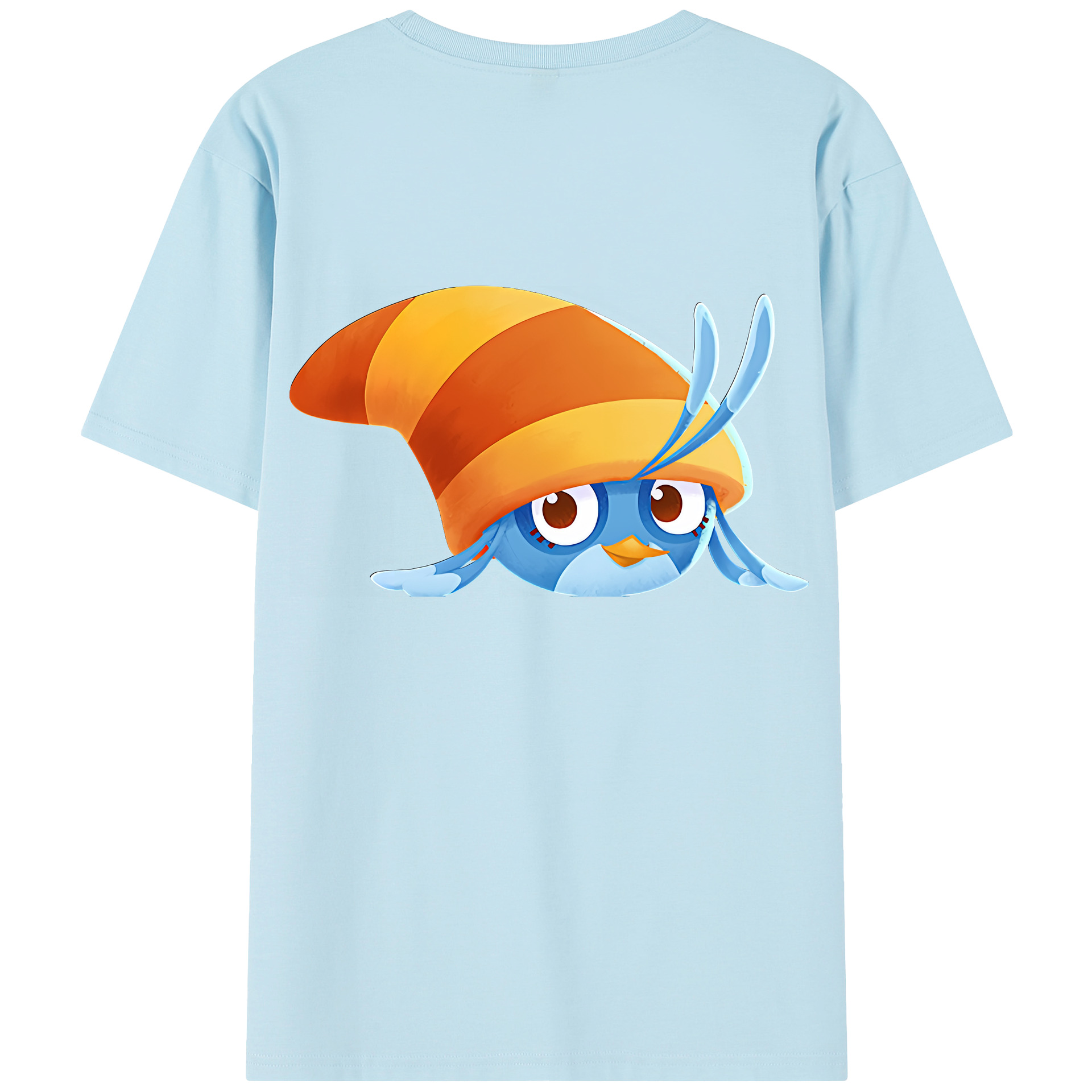 （画像用） Angry Birds アングリーバード 綿100％半袖Tシャツ（背面プリント）